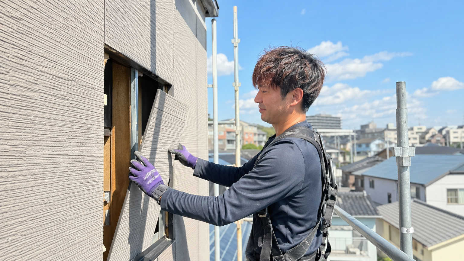 パネル撤去工事の基本的な作業手順